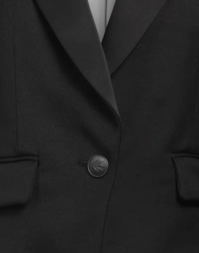 Rag & Bone Solid Color Blazer In Black