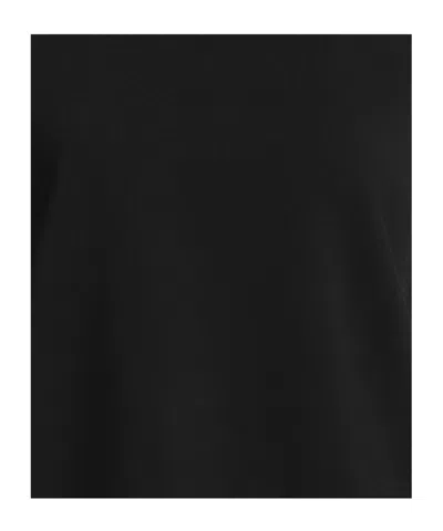 Max Mara Solid Sleeveless Turtleneck Knit In Black