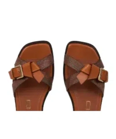 Etro Paisley-pattern Slides In Brown