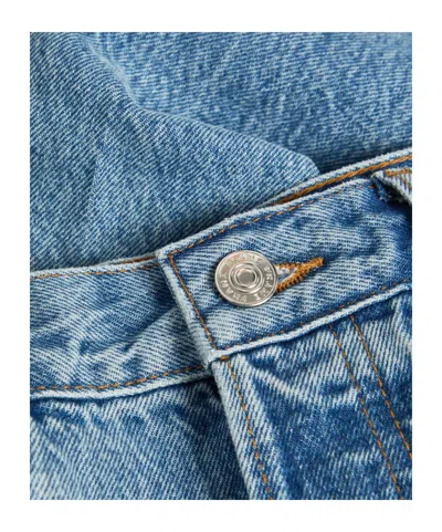 Frame Mid-rise Flared Jeans In Blue