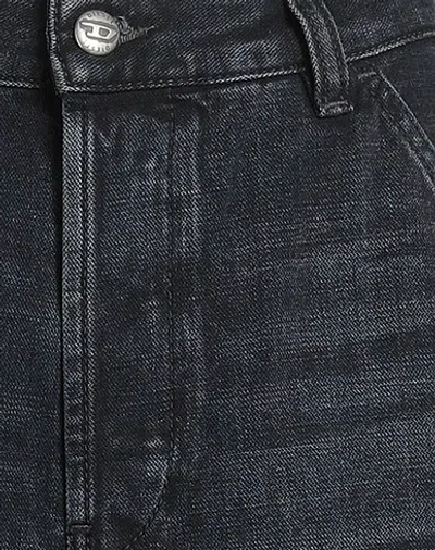 Diesel Washed Work Jeans In Black