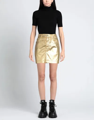 Dolce & Gabbana Solid Color Stretch Mini Skirt In Gray
