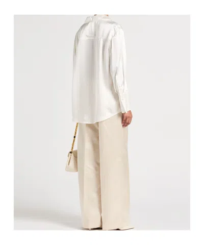 Maxco. Solid Colour Shirts  Blouses In White