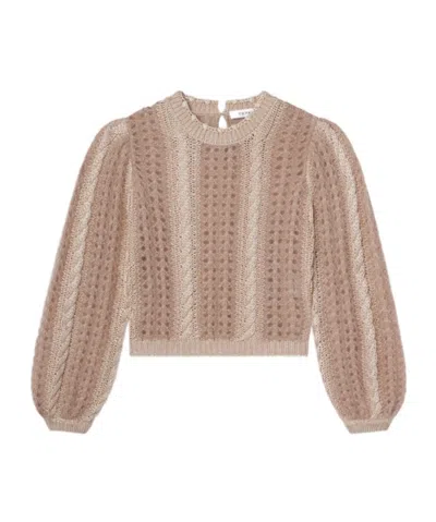 Frame Cable-knit Jumper In Multi
