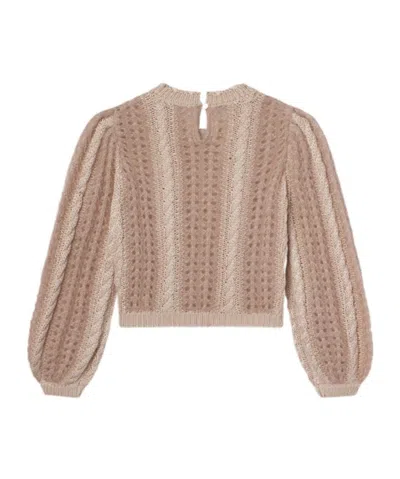 Frame Cable-knit Jumper In Multi