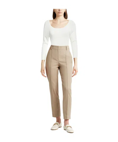 Max Mara Solid Color Lightweight Knit Sweater In Neutral