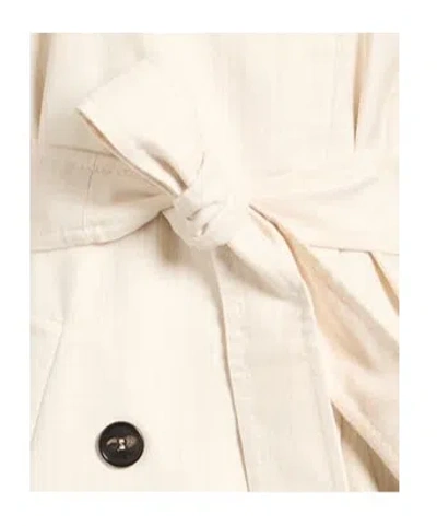 Maxco. Classic Trench Coat In White