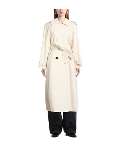 Maxco. Classic Trench Coat In White