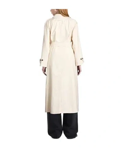 Maxco. Classic Trench Coat In White
