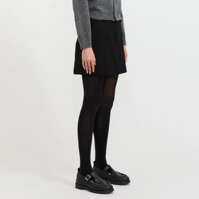Dunst Belt Loop Midi Skirt In Black