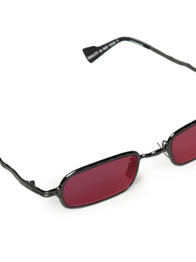 Kuboraum Rectangular Sunglasses In Gray