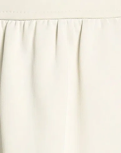 Max Mara Solid-color Flared Skirt In White