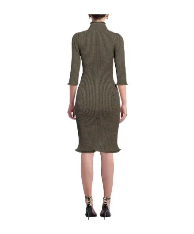 Sportmax Solid Knit Dress In Gray