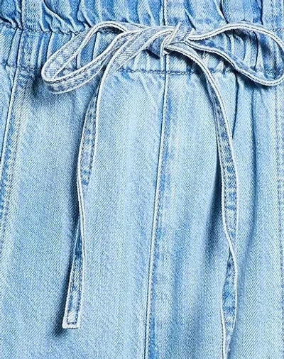 Rag & Bone Light-colored Denim Drawstring Pants In Blue