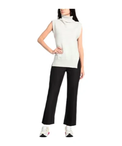 Max Mara Elastic Boot-shaped Pants In Black