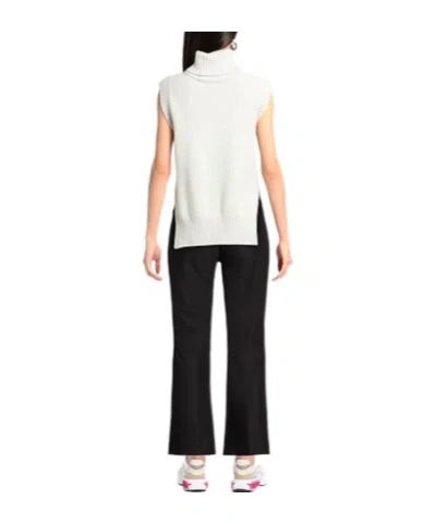 Max Mara Elastic Boot-shaped Pants In Black