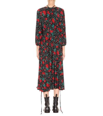 Shop Vetements Printed Stretch-jersey Dress In Llack