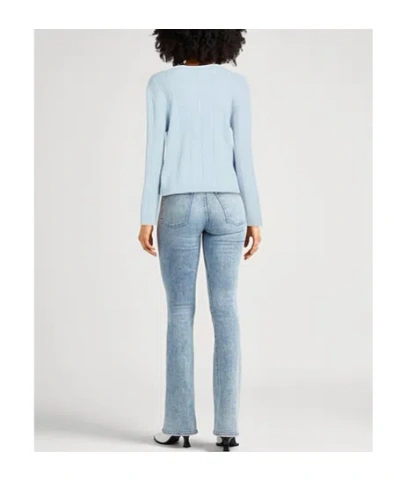 Rag & Bone Solid Cashmere Knit Top In Blue