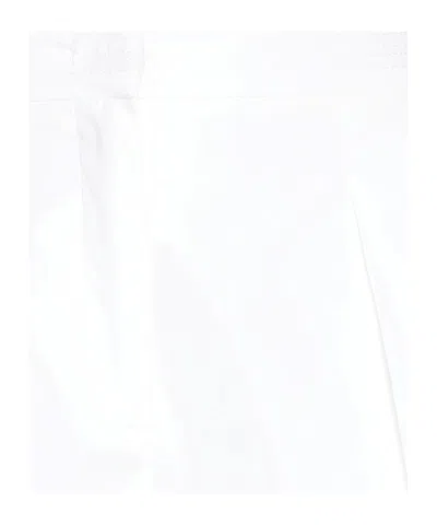 Max Mara Solid Casual Pants In White