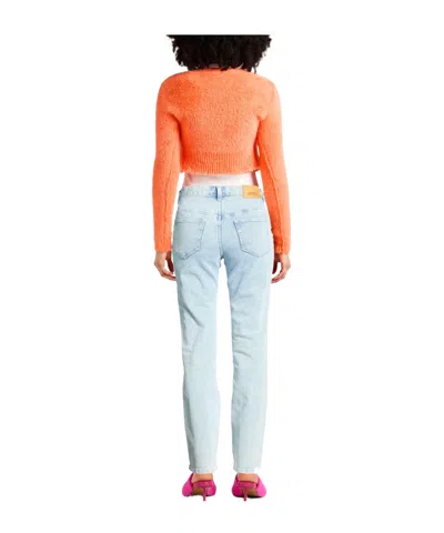 Isabel Marant Minimalist Light-wash Flared Jeans In Multi