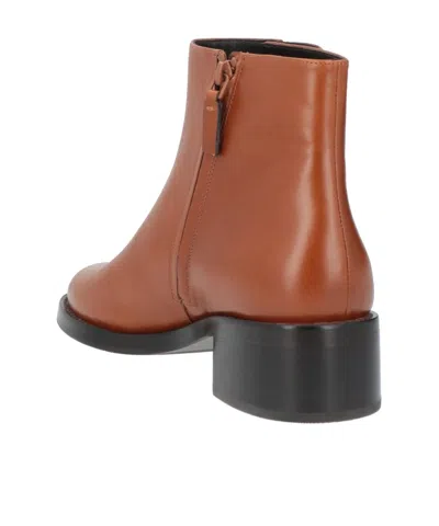 Tory Burch Simple Round-toe Ankle Boots In Multi