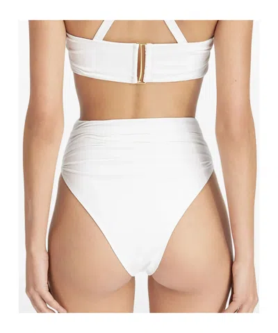 Jacquemus The Drapeado Bikini Bottoms In White