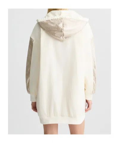 Liu •jo Sequinned Parka In White