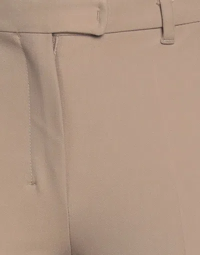 Max Mara Solid Stretch Twill Pants In Nude
