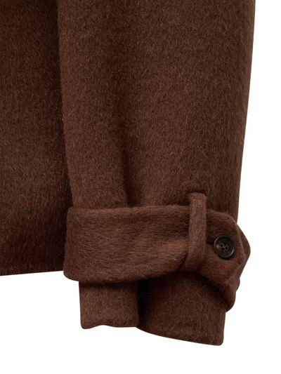 Giuseppe Di Morabito Short Coat In Brown