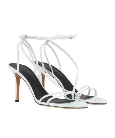 Isabel Marant Pointed-toe High-heel Sandals In White