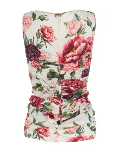 Dolce & Gabbana Print Top In Multi