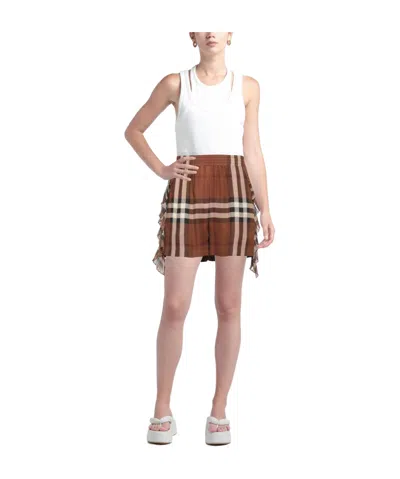 Burberry Printed Shorts In Multi