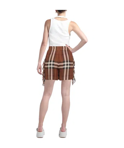 Burberry Printed Shorts In Multi