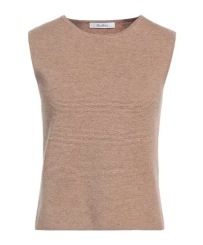 Max Mara Triangle Bikini Top Swimsuit In Neutral