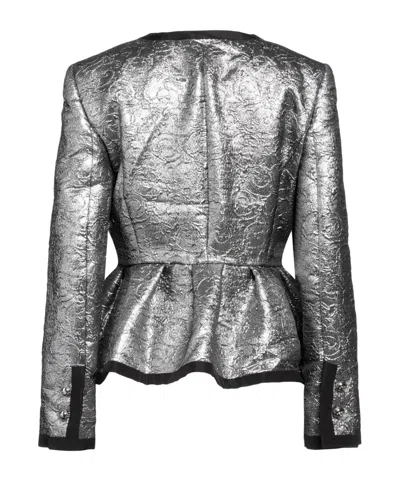Dolce & Gabbana Two-tone Long Sleeve Jacket In Multi