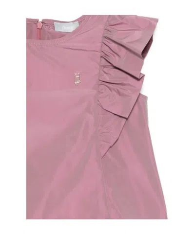 Herno Ruffled Blouse In Pink