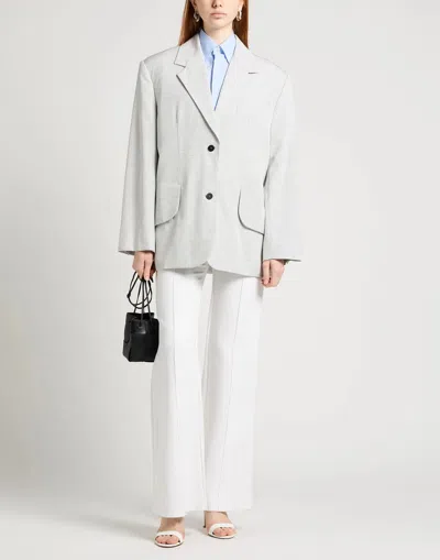 Jacquemus Single-breasted Blazer In Gray