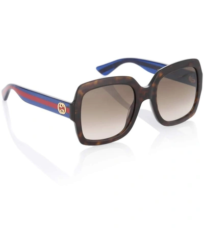 Shop Gucci Square Sunglasses