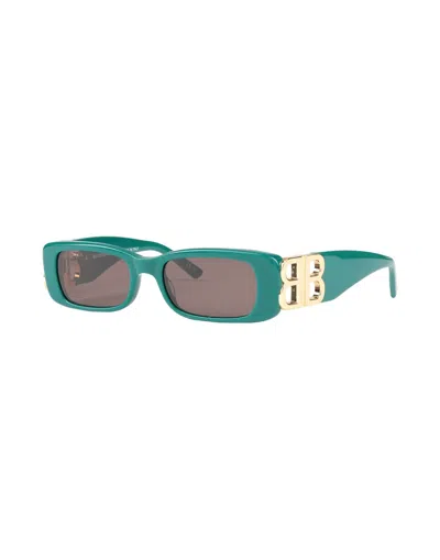 Balenciaga Square Plastic Spectacle Frame In Gray