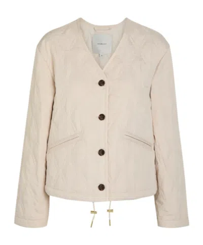 Varley Saba Quilted Jacket In Neutral