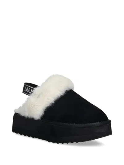 Liu •jo Platform Mules In Black