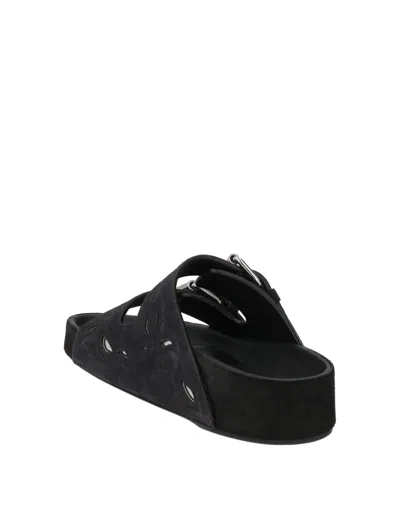 Isabel Marant Solid Color Sandals In Black