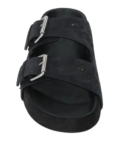 Isabel Marant Solid Color Sandals In Black