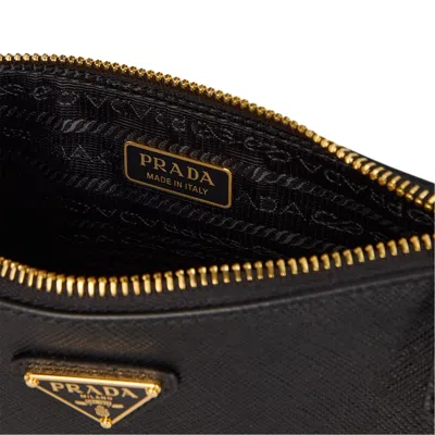 Prada Re-edition 2000 Chain Shoulder Bag In Black