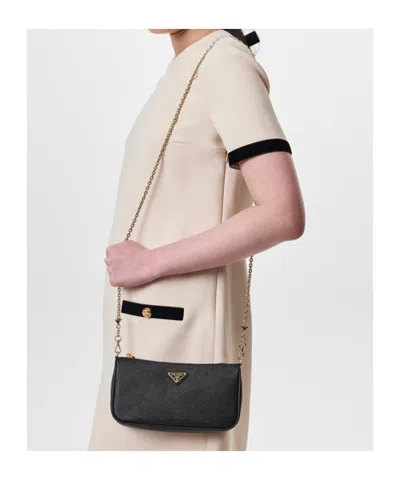 Prada Re-edition 2000 Chain Shoulder Bag In Black