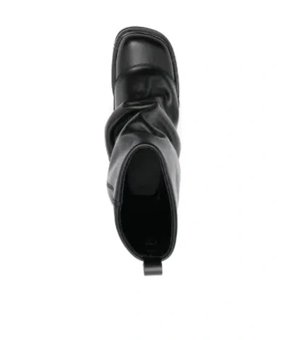 Attico Mini Robin Combat Boot For Women In Black