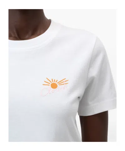 Closed Embroidered Basic T-shirt In White