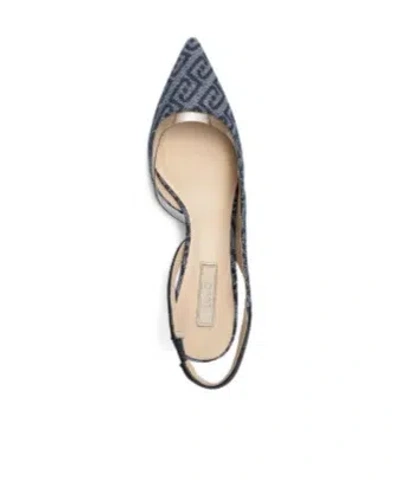 Liu •jo Denim Slingback Pumps In Multi