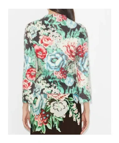 Tory Burch Printed Sweater In Multicolor