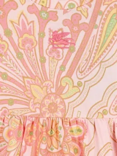 Etro Pattern Ruffled Dress In Multi